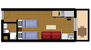 Double Studio plan 2 BIG RES